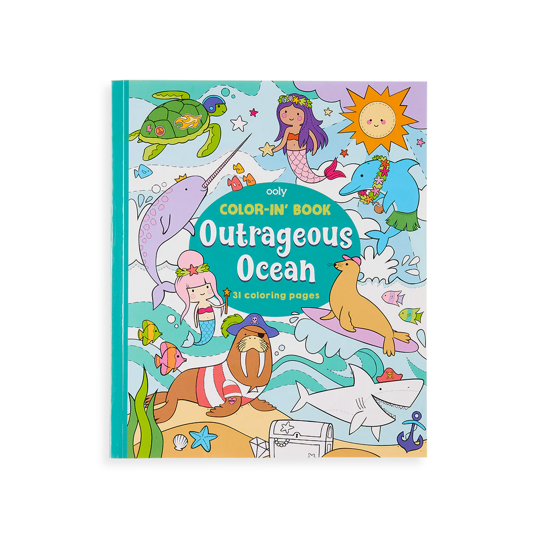Color-in Book Outrageous Ocean
