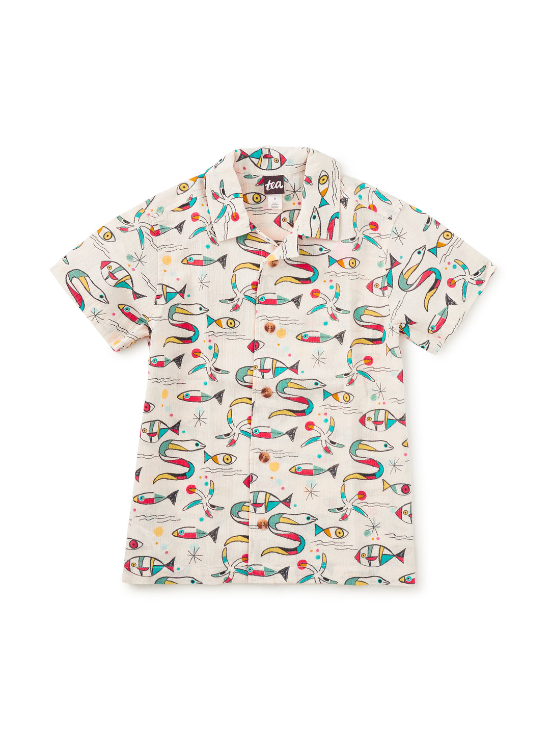 Mar De Miro Printed Camp Shirt