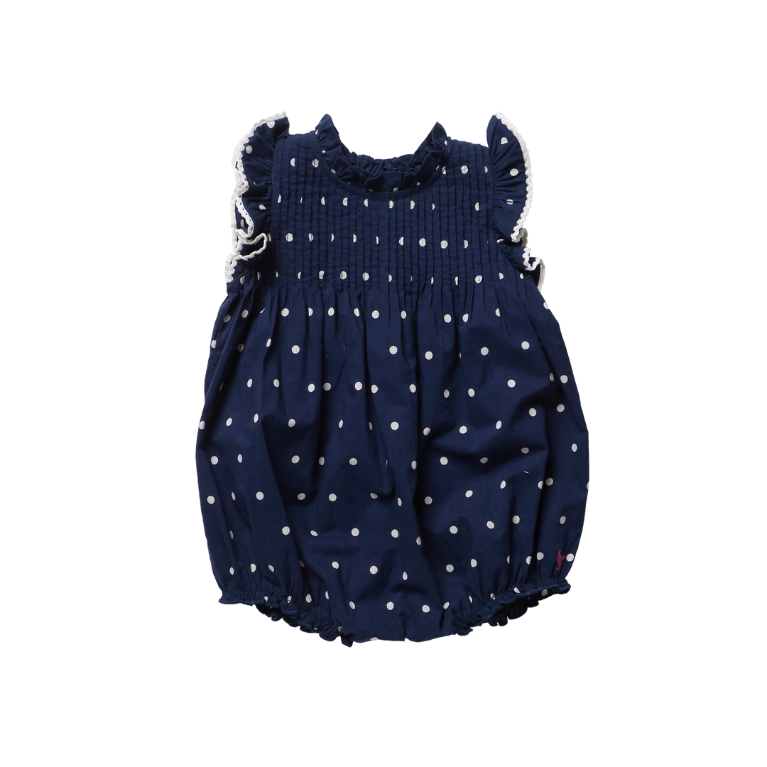 Baby Girls Jaipur Bubble Navy Dot