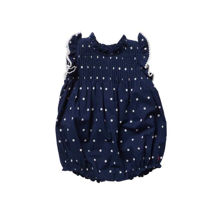 Baby Girls Jaipur Bubble Navy Dot