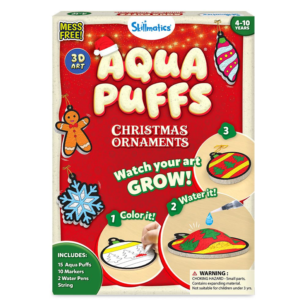 Skillmatics 3D Art Kit - Aqua Puffs Christmas