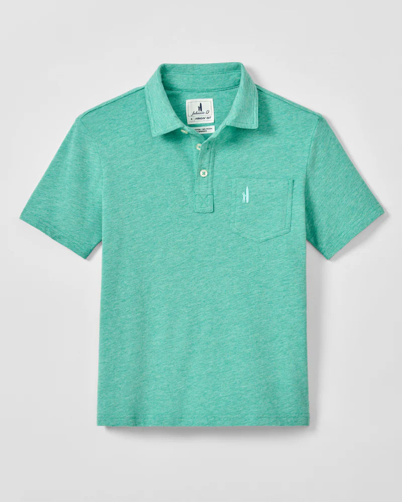 Original Jr. Polo - Heathered Seaglass