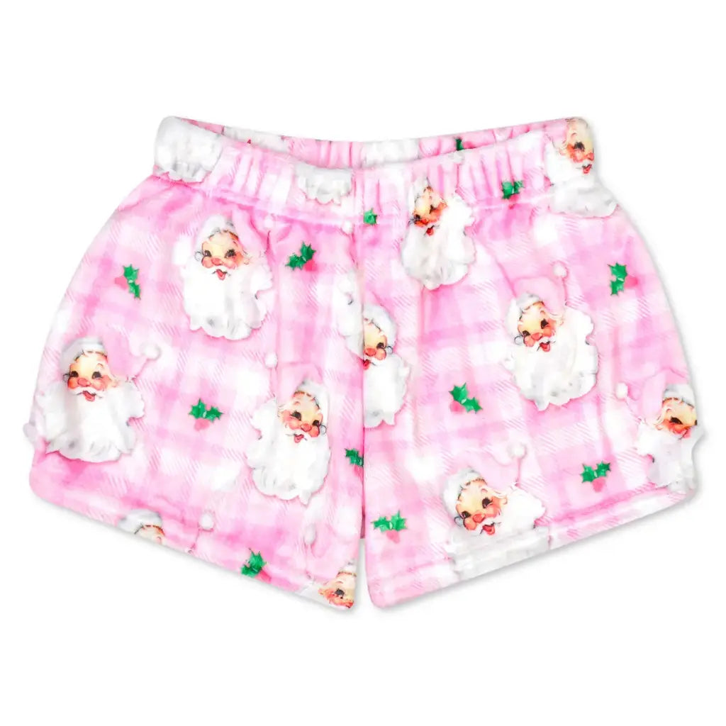 Merry Santa Plush Shorts
