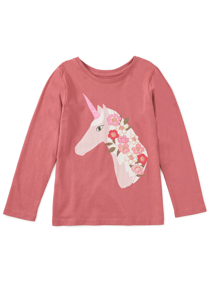Floral Unicorn Graphic Tee