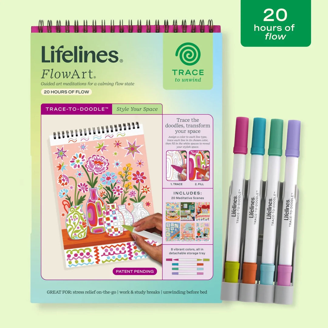 FlowArt® - Trace-To-Doodle, Style Your Space