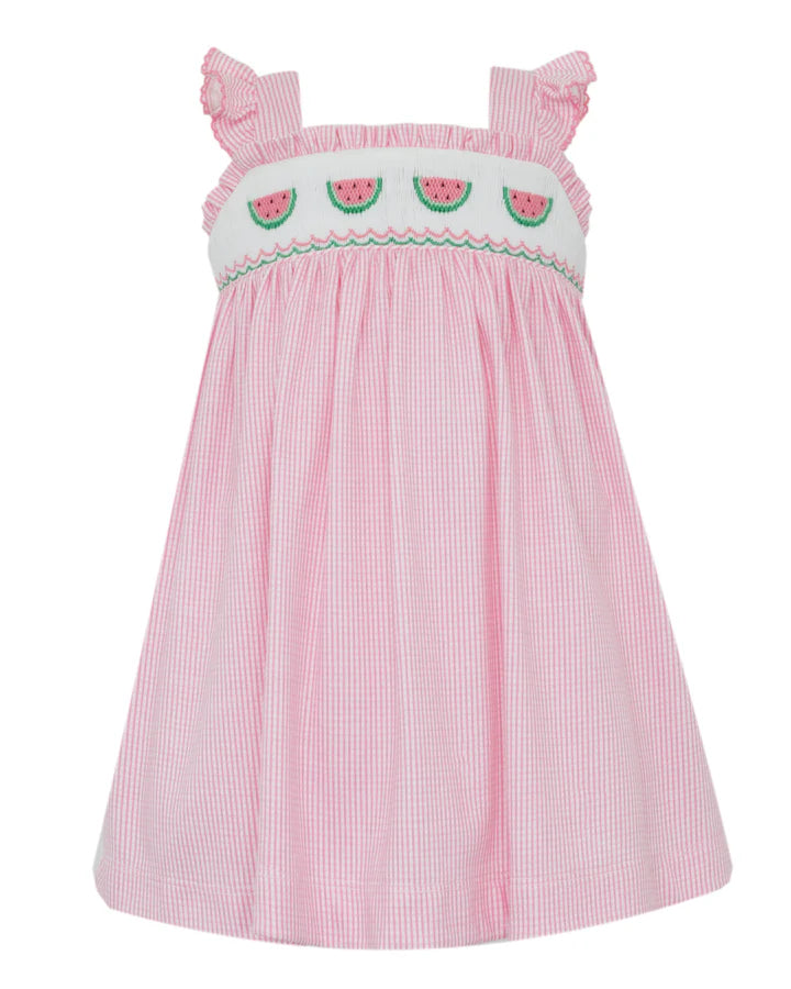 Watermelon Smocked Sundress