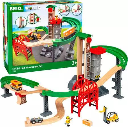 BRIO Lift and Load Warehouse Set