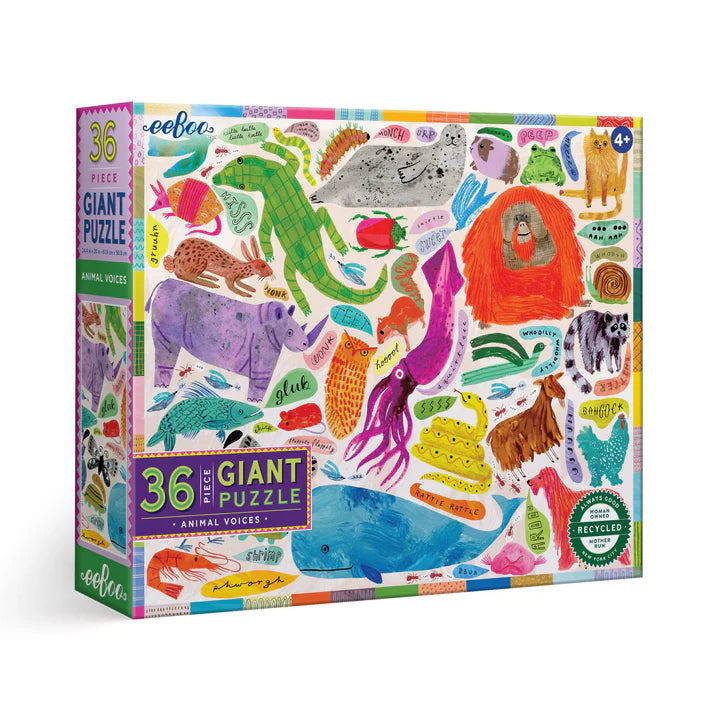 Animal Voices 36pc Giant Puzzle
