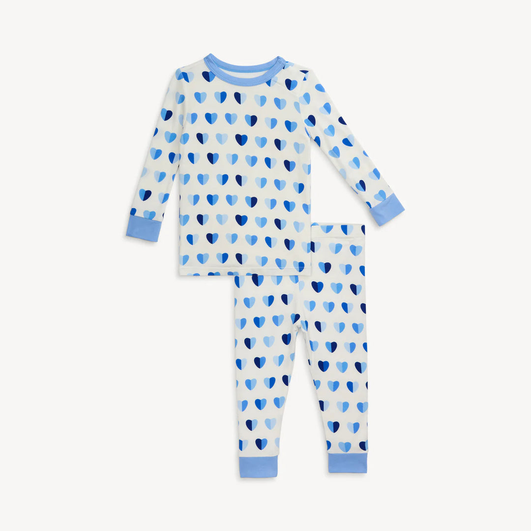 Blue XOXO Magnetic Pajama  Set