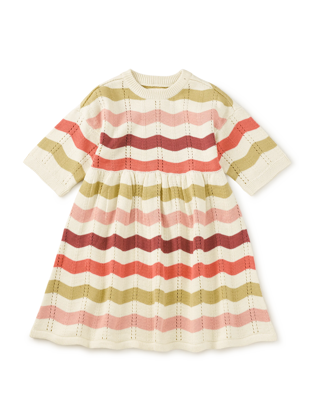 Pointelle Sweater Dress