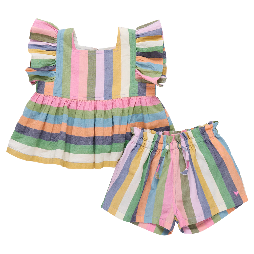 Parade Stripe Baby Elsie 2pc Set