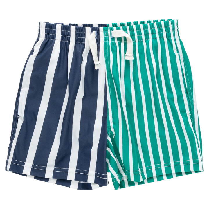 Boys Swim Trunk Multi Stripe