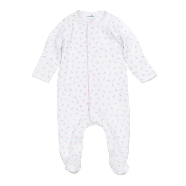 Juliette's Classics Footie Pink Printed