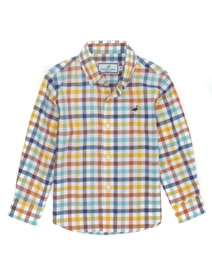 Boys Seasonal Sportshirt Craftsman Plaid