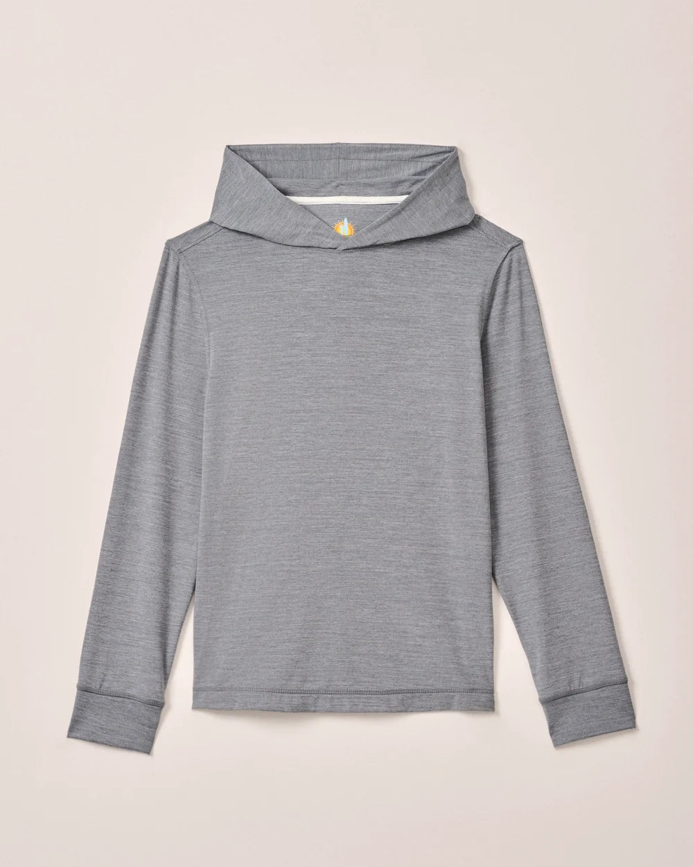 Durant Jr Long Sleeve Hooded T-Shirt Heathered Navy
