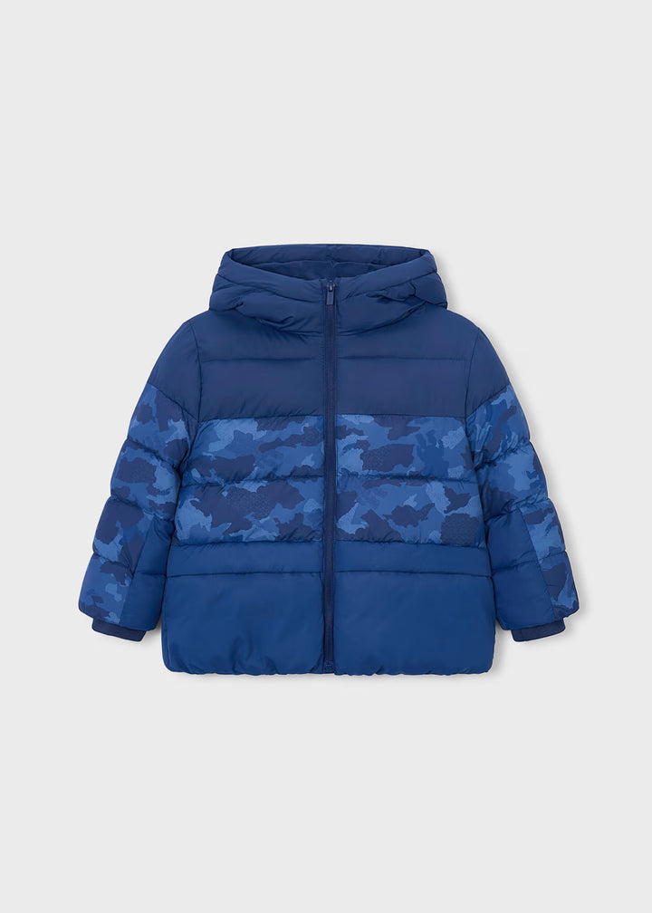 Camo Blue Puffer Jacket