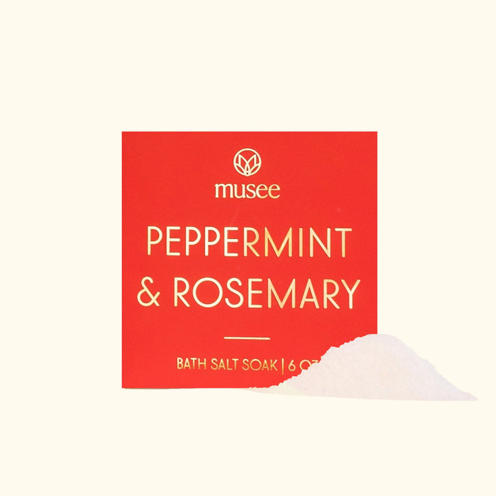 Peppermint &amp; Rosemary Mini Bath Salt Soak