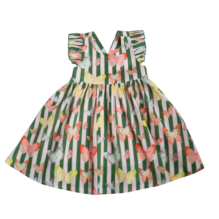 Butterfly Green Josie Dress