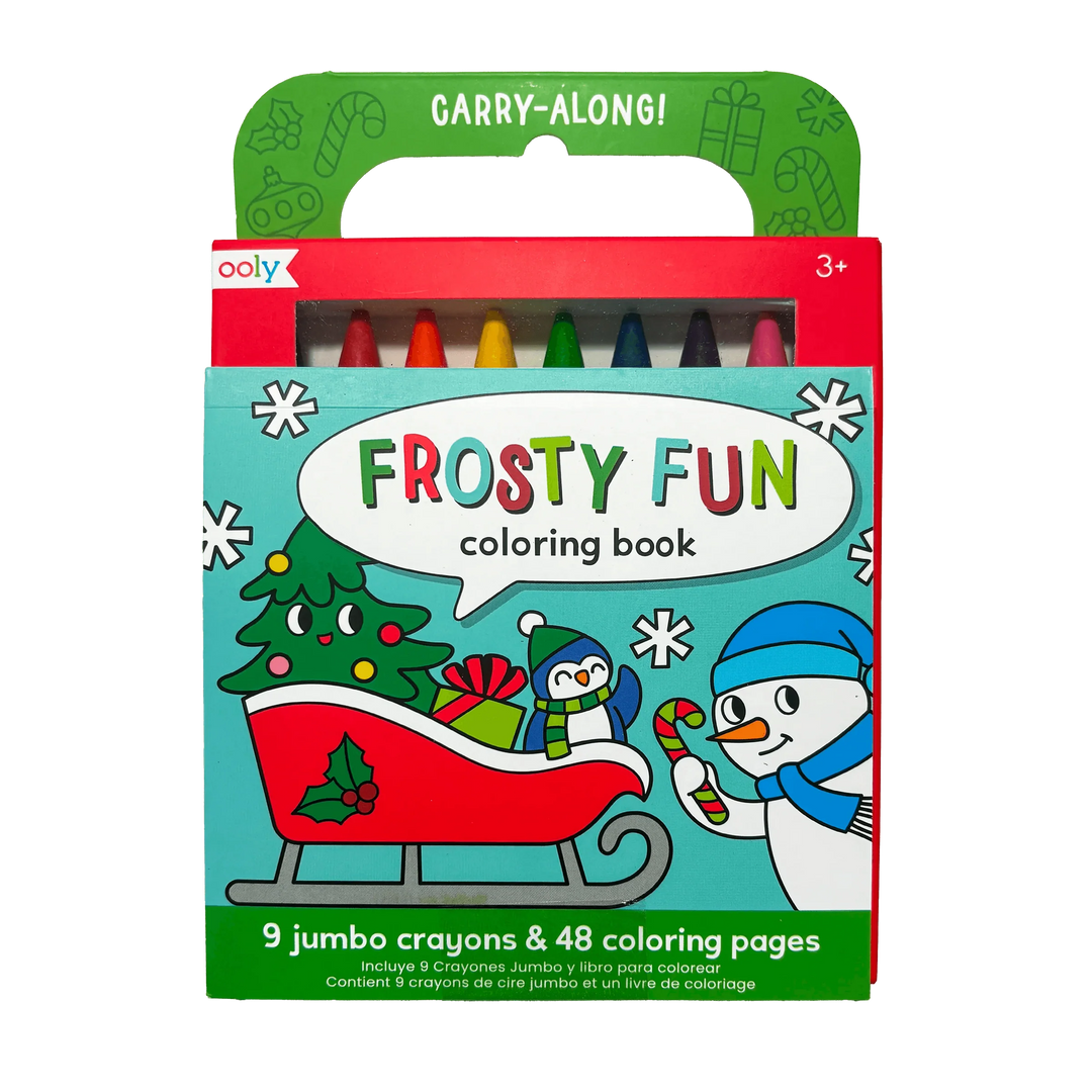 Carry-Along Coloring Book Set Frosty Fun