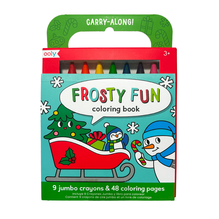 Carry-Along Coloring Book Set Frosty Fun