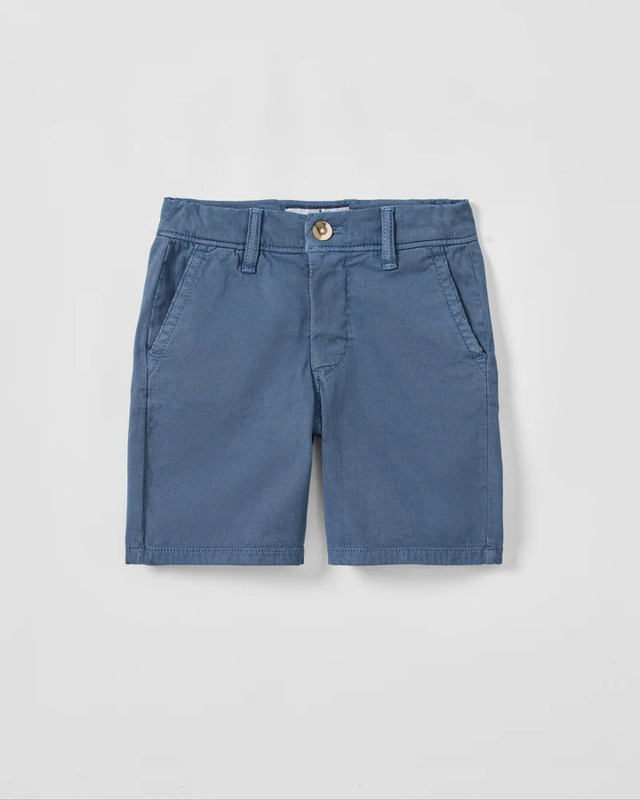 Nassau Jr. Cotton Blend Shorts Wake