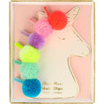 Load image into Gallery viewer, Pompom Unicorn Hair Clips
