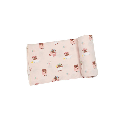 Spa Day Swaddle Blanket