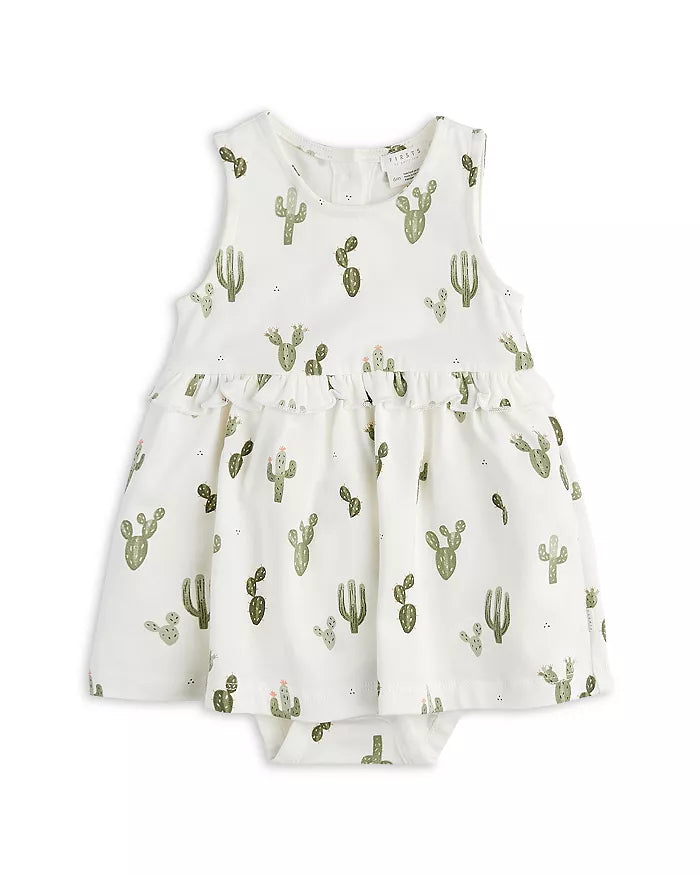 Cactus Printed Bodysuit Dress