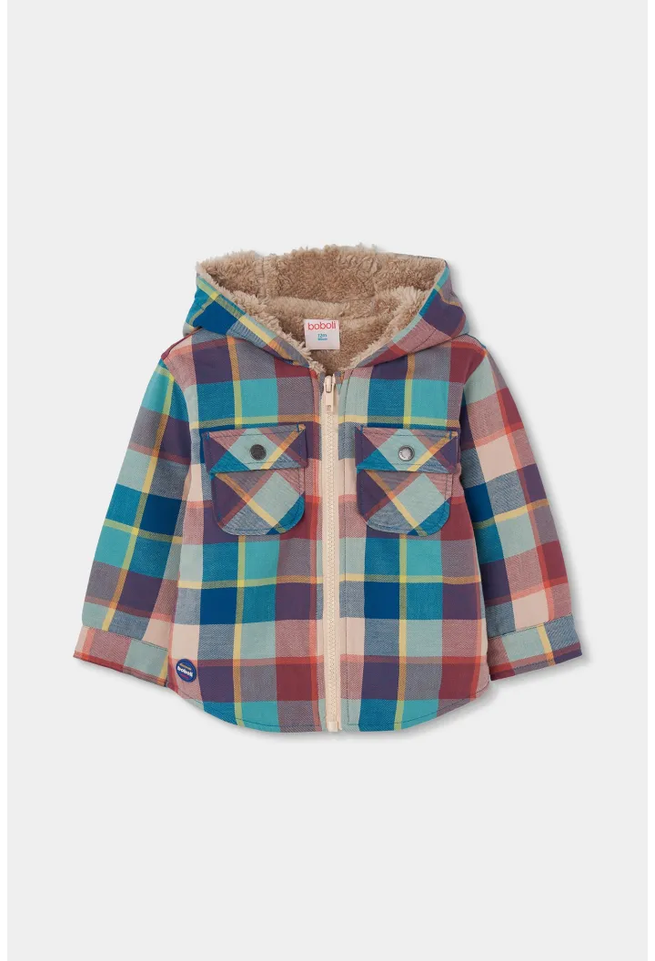 Plaid Zip Overshirt