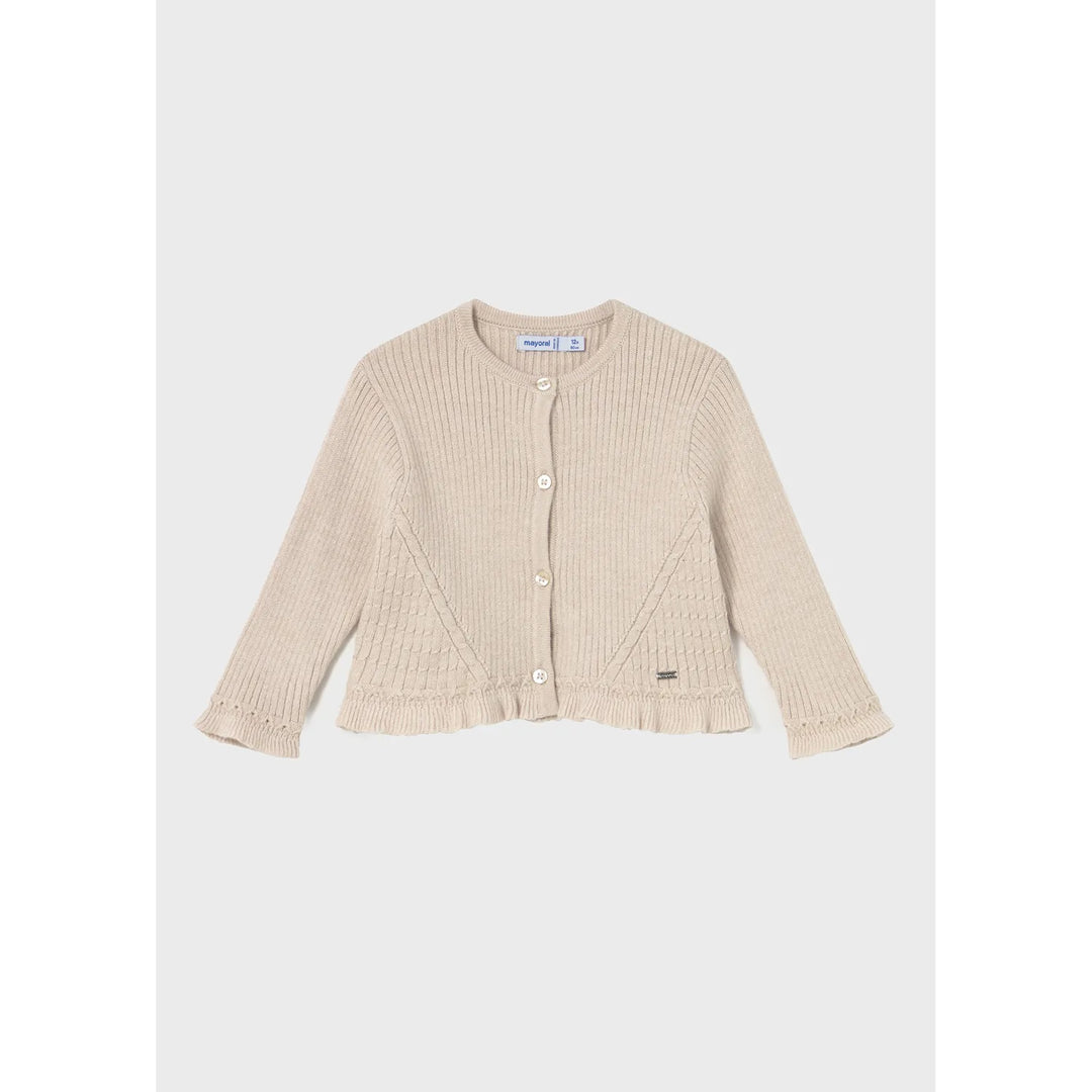 Knit Beige Cardigan