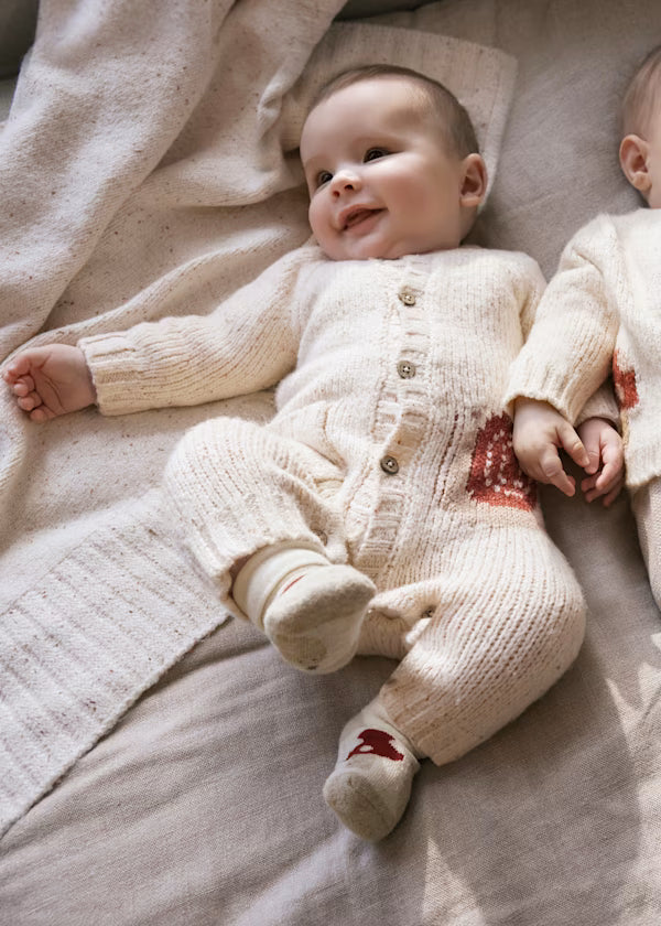 Knit Snail Romper
