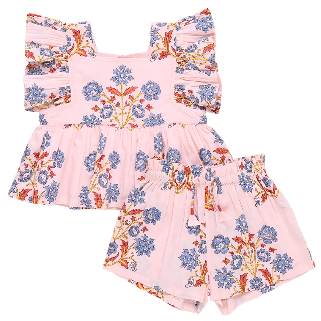 Elsie 2 piece Set Pink Provence Floral