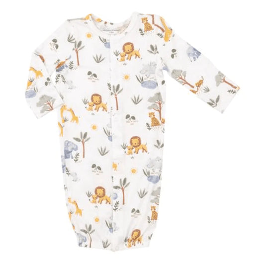 Painted Safari Animals Convertible Gown