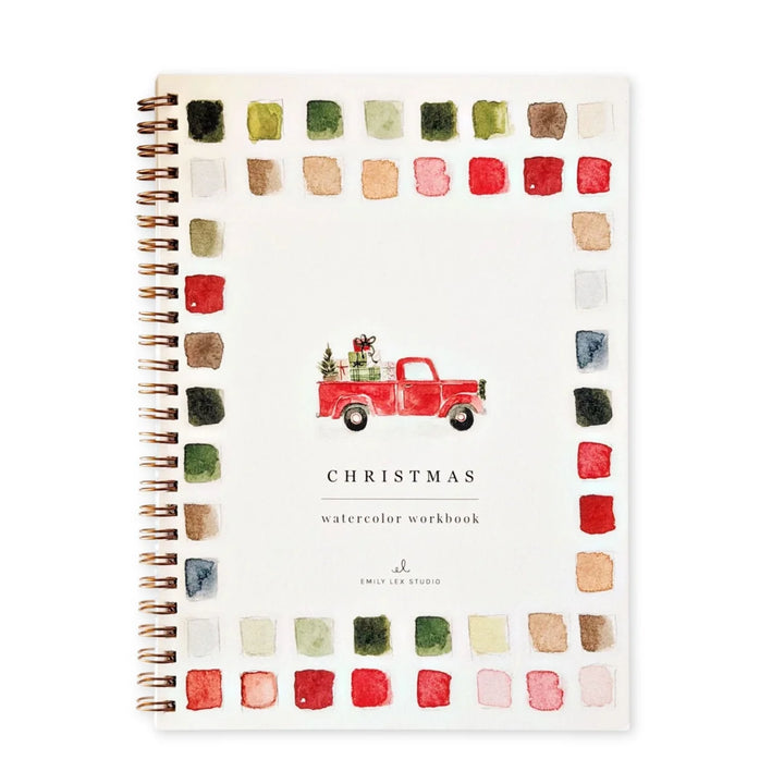 Classic Christmas Watercolor Workbook