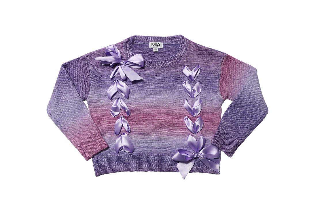 MIA New York Lace-Up Sweater