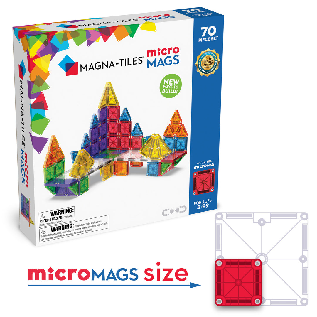 Magna-Tiles MicoMAGS 70 piece Deluxe Set