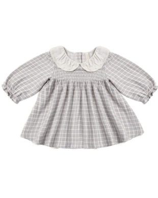 Callie Dress | Blue Gingham