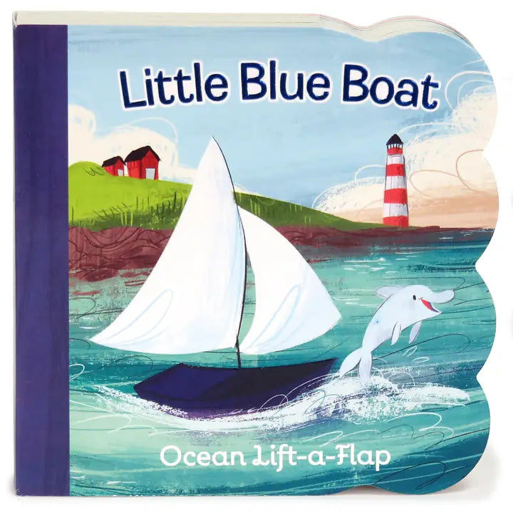Little Blue Boat Lift a Flap Board Book