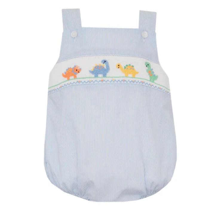 Tiny Stripe Smocked Dinos Sunbubble