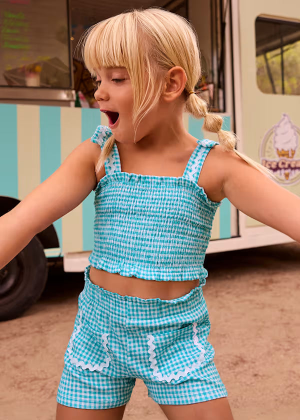 Gingham Short Set