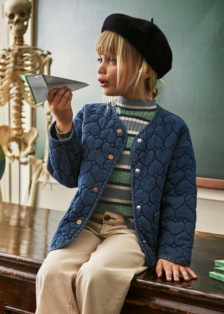 Quilted Chambray Jacket