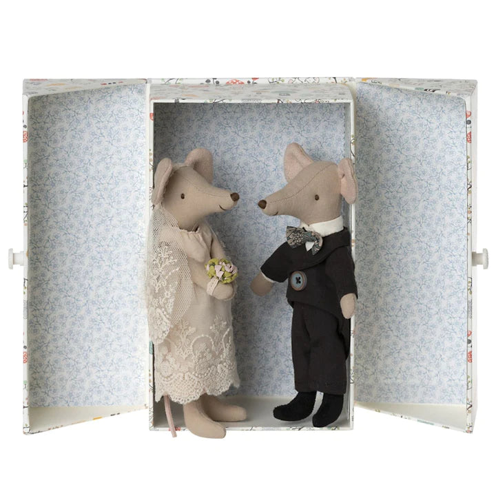 Maileg Wedding Mice Couple in Box
