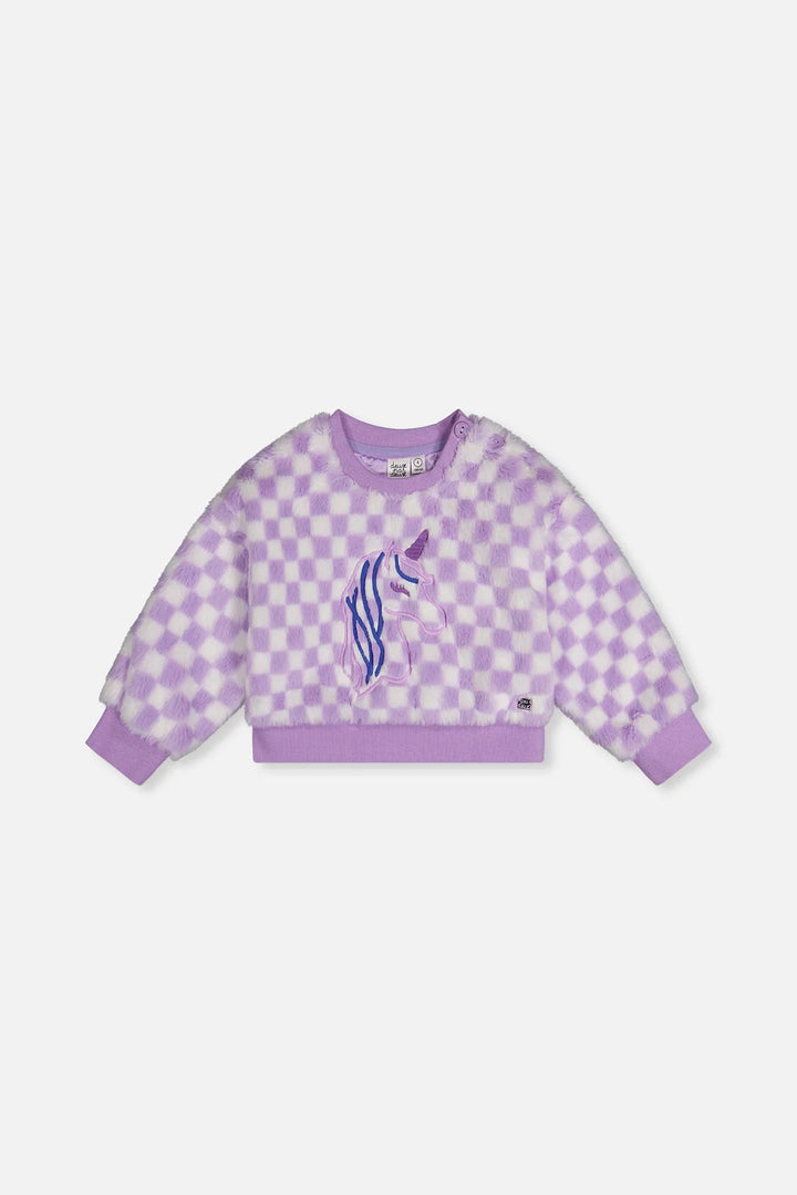 Unicorn Faux Fur Top