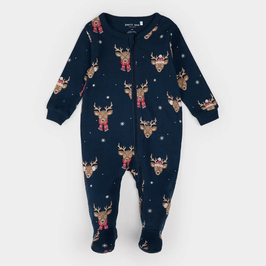 Reindeer Run Footed Sleeper