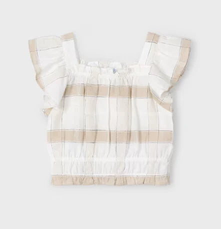 Linen Stripe Top
