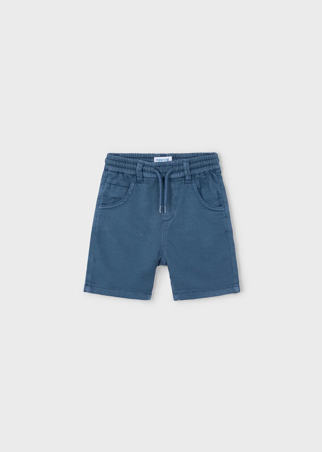 Drawstring Twill Shorts in Horizon