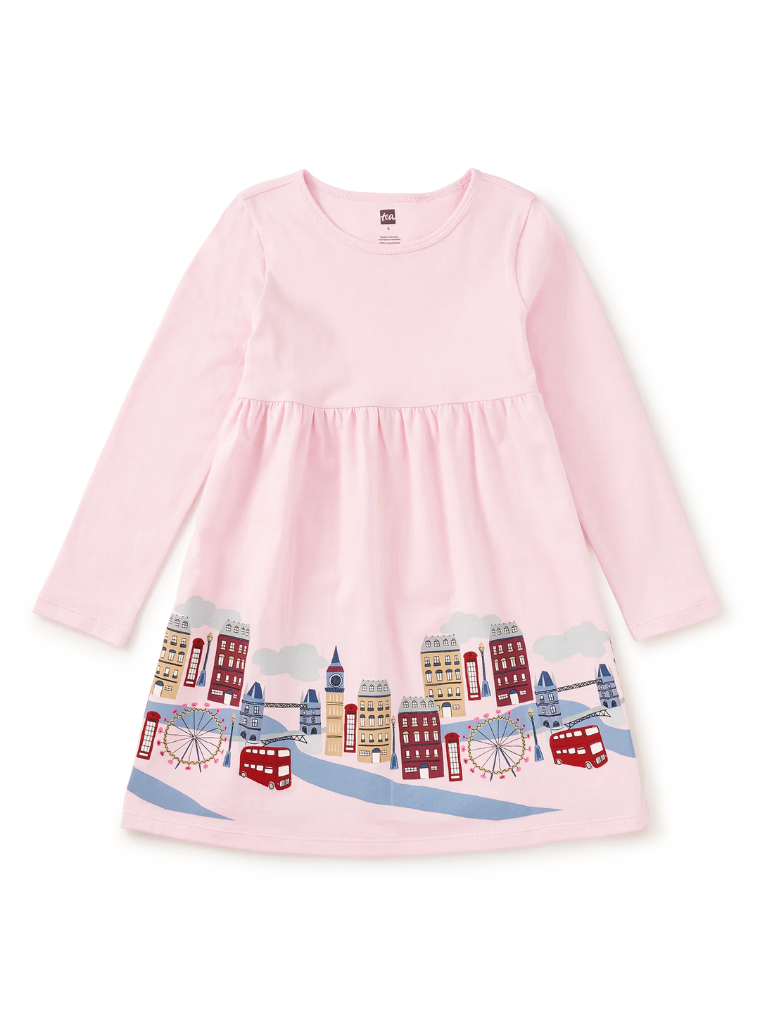 London Cityscape Skirtted Dress