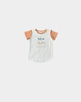 Load image into Gallery viewer, Colorblock Sea Sun Sand Tee
