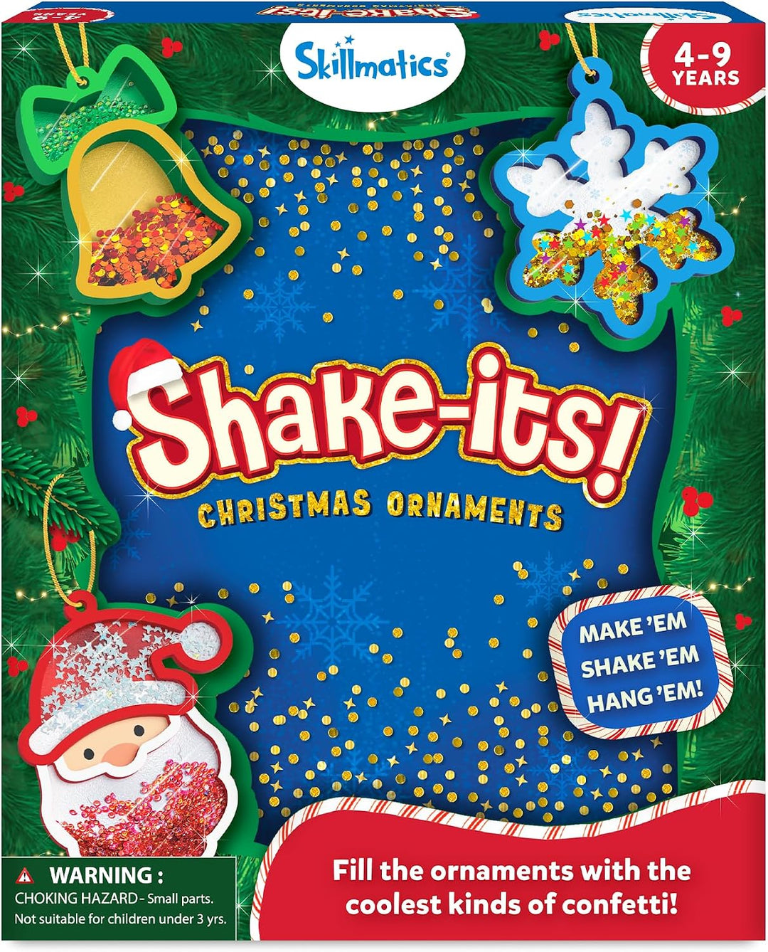 Skillmatics Shake-its – Christmas Ornaments