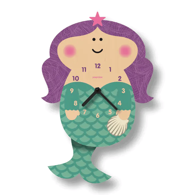 Mermaid Pendulum Clock